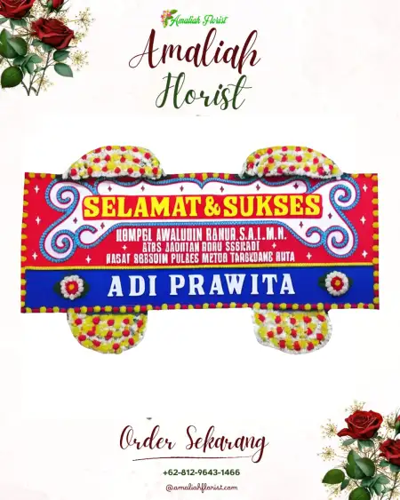 Papan Bunga Ucapan Selamat Gudangharjo